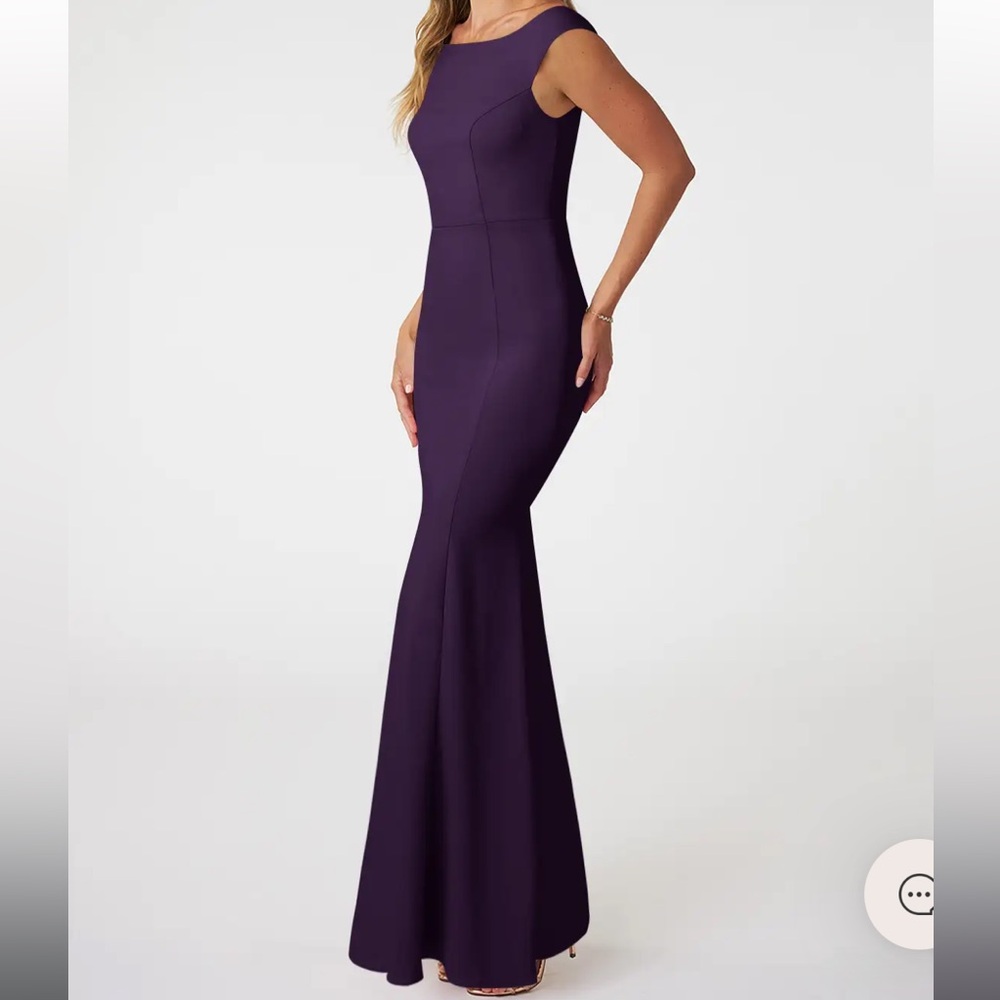 Azazie Plum Nicola Dress